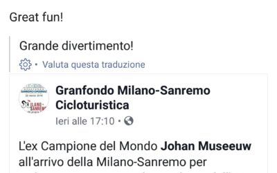 Il Leone delle Fiandre, Johan Museeuw alla 49esima Milano Sanremo